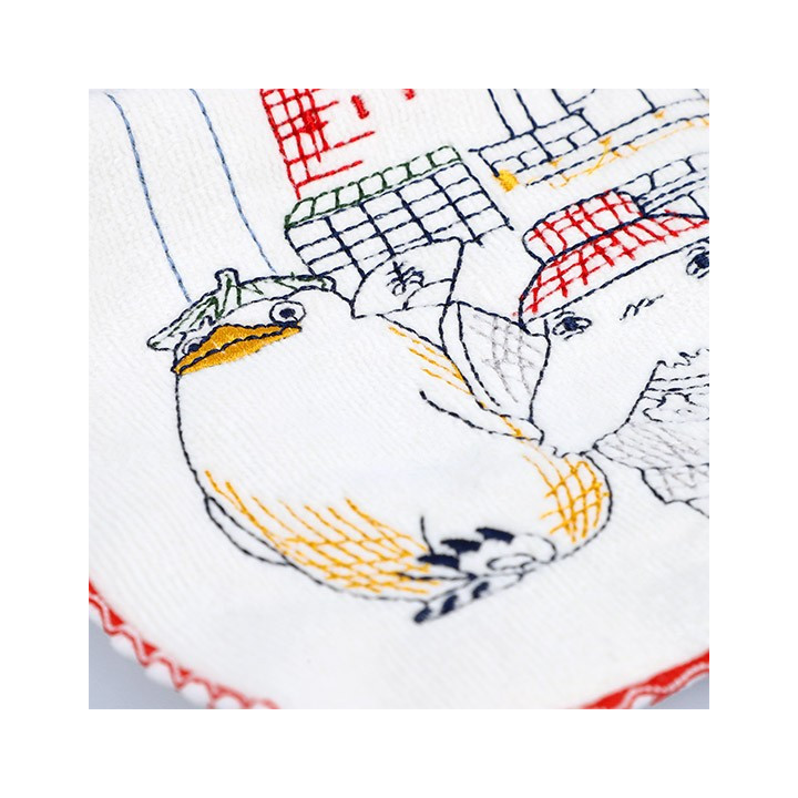Mini Serviette Dieux d’Arubaya 25 x 25 cm - Le Voyage de Chihiro