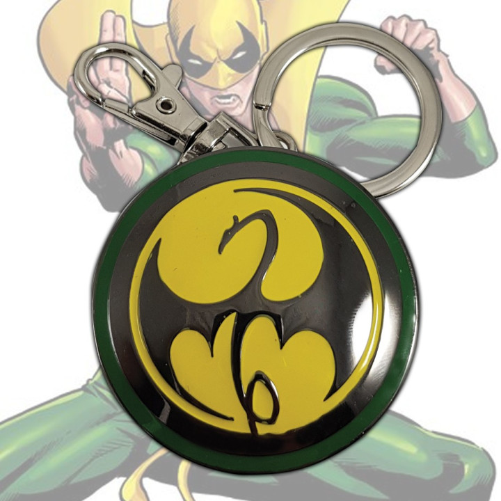 MARVEL PORTE-CLES - IRON FIST LOGO METAL