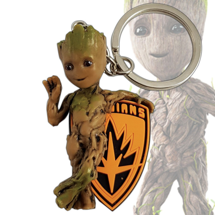 MARVEL PORTE-CLES - BABY GROOT PVC 