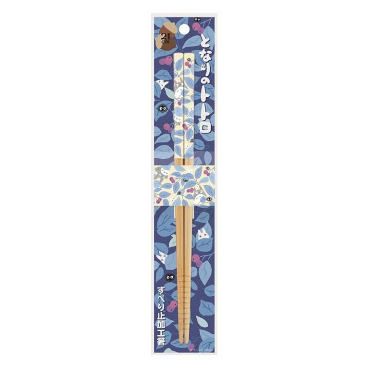 Baguettes 21cm Totoro noix bleu - Mon voisin Totoro