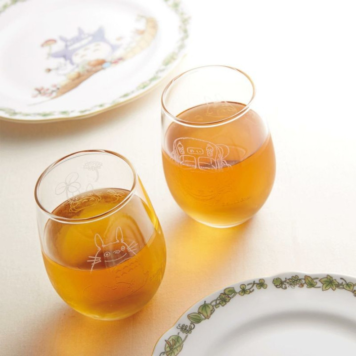 Verre gravé Chatbus - Mon Voisin Totoro