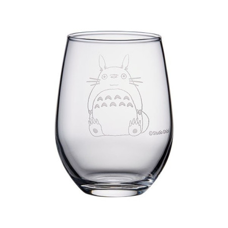 Verre gravé Totoro et gland - Mon Voisin Totoro