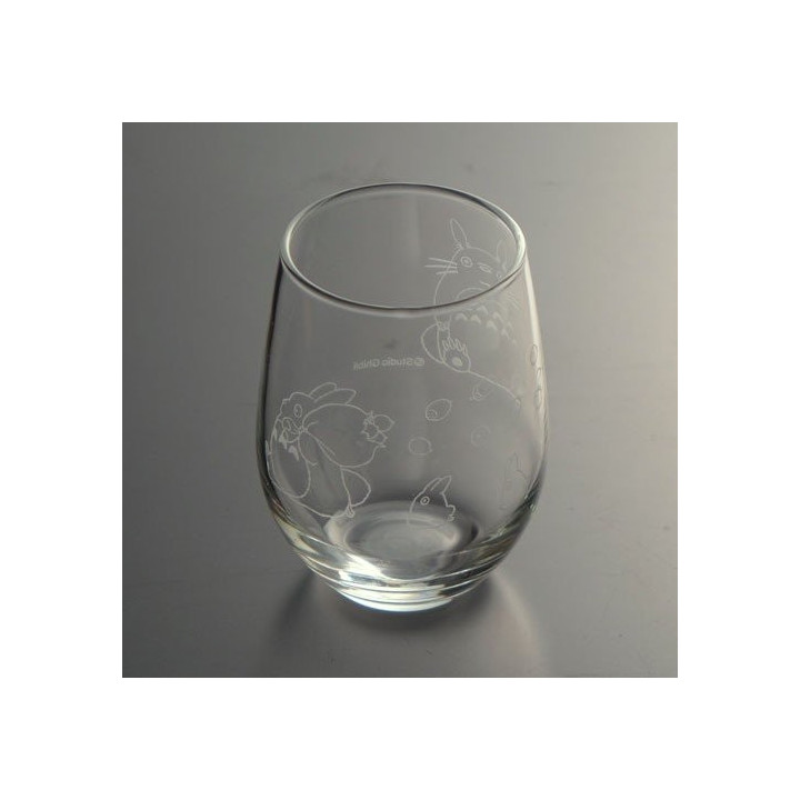 Verre gravé Totoro et gland - Mon Voisin Totoro