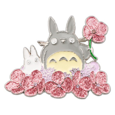 Broche Totoro gris et blanc - Mon Voisin Totoro
