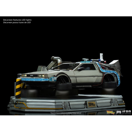 DeLorean Set Regular Version - Back to the Future Part II - Art Scale