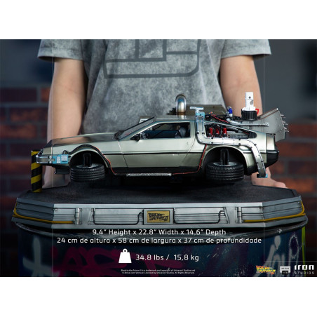 DeLorean Set Regular Version - Back to the Future Part II - Art Scale