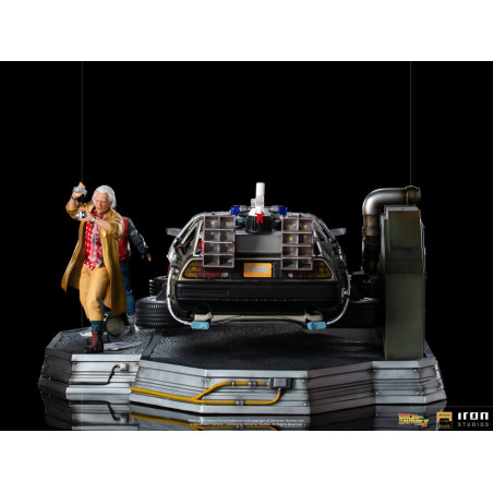 DeLorean Full Set Deluxe - Back to the Future Part II  Art Scale 1/10
