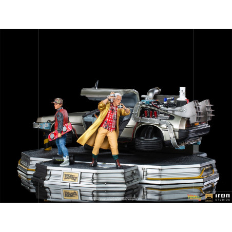 DeLorean Full Set Deluxe - Back to the Future Part II  Art Scale 1/10