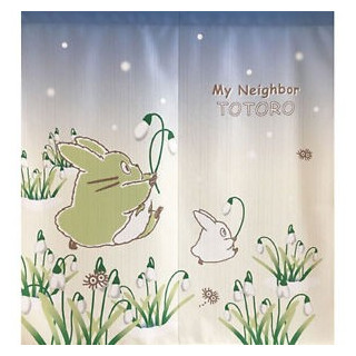 Rideaux Totoro Flocons de Neige - Mon Voisin Totoro