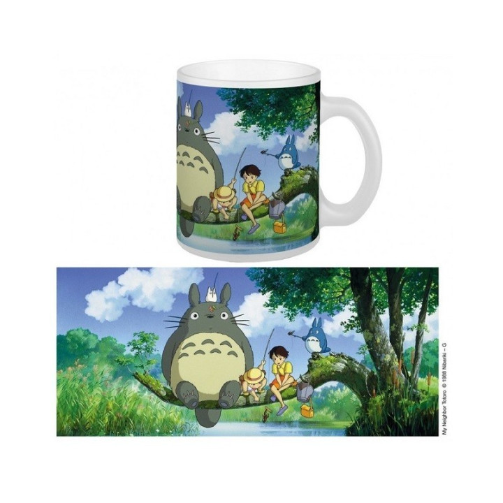 GHIBLI MUG 01 - TOTORO PÊCHE - MON VOISIN TOTORO