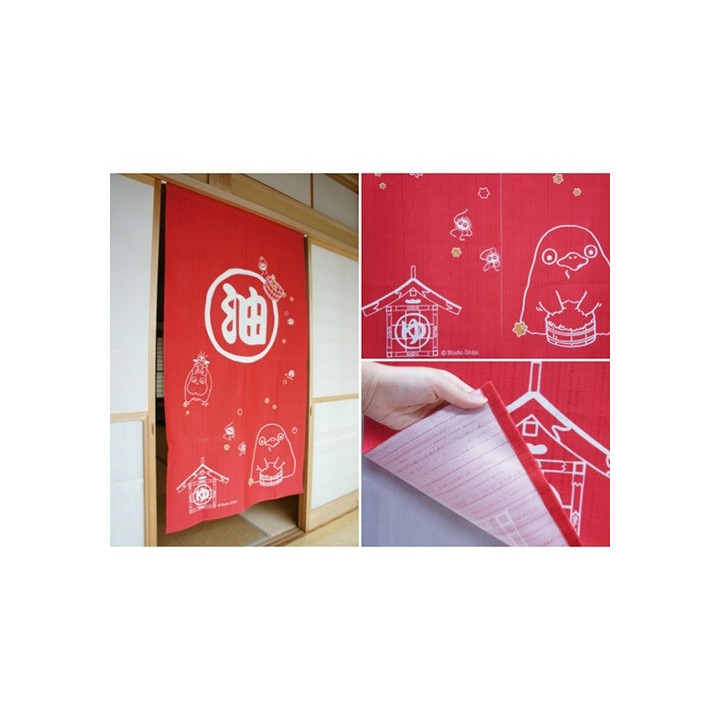 Rideaux Aburaya Rouge - Le Voyage de Chihiro