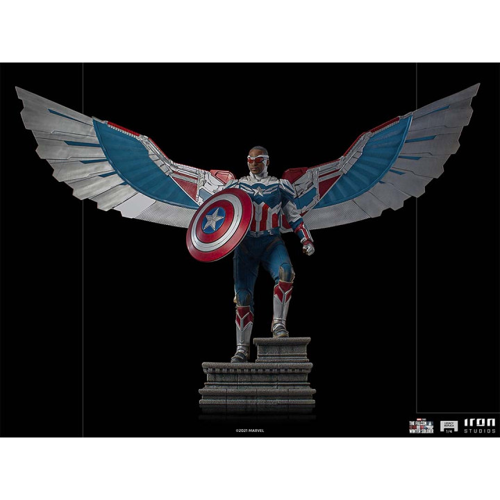 Captain America Sam Wilson - Legacy Replica 1/4 - COMPLETE OP/CL
