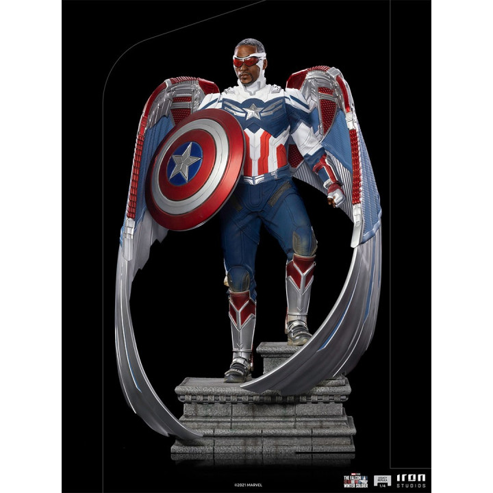 Captain America Sam Wilson - Legacy Replica 1/4 - COMPLETE OP/CL