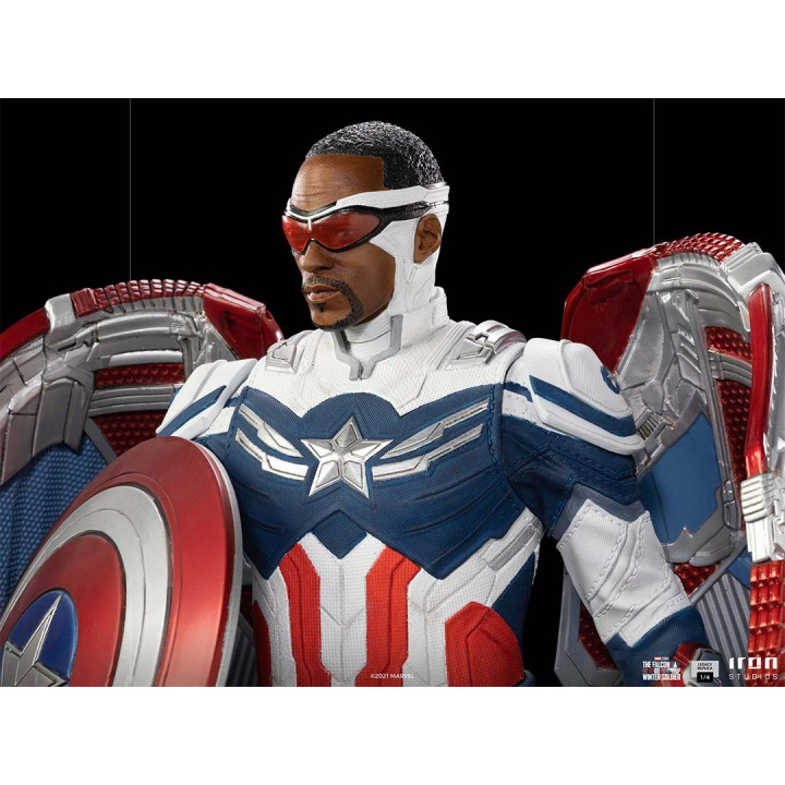 Captain America Sam Wilson - Legacy Replica 1/4 - COMPLETE OP/CL