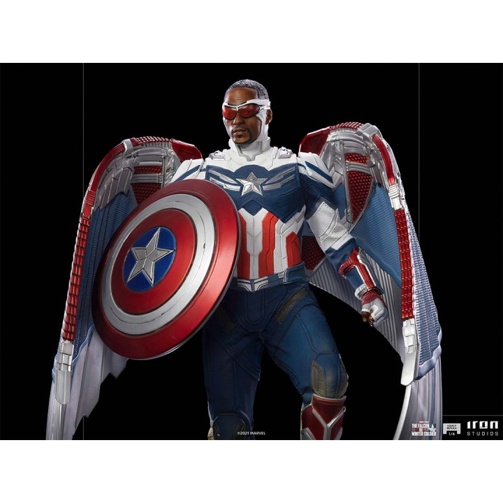 Captain America Sam Wilson - Legacy Replica 1/4 - COMPLETE OP/CL