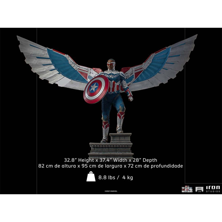 Captain America Sam Wilson - Legacy Replica 1/4 - COMPLETE OP/CL