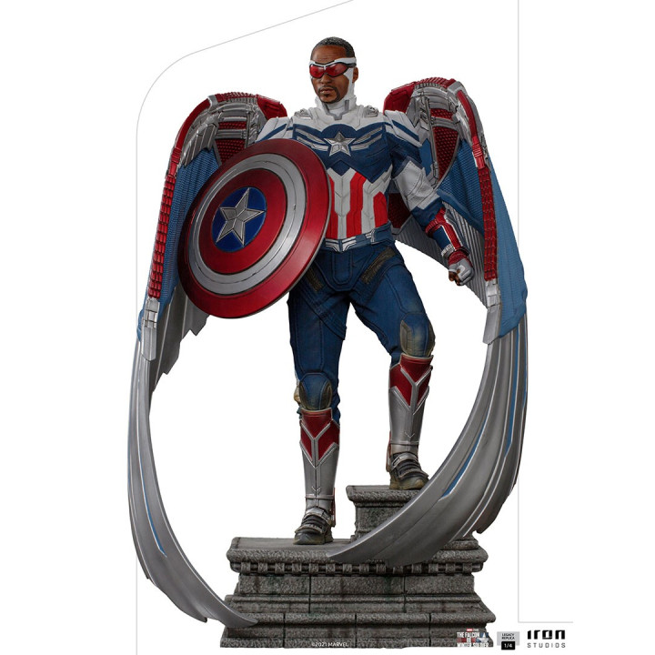 Captain America Sam Wilson - Legacy Replica 1/4 - COMPLETE OP/CL