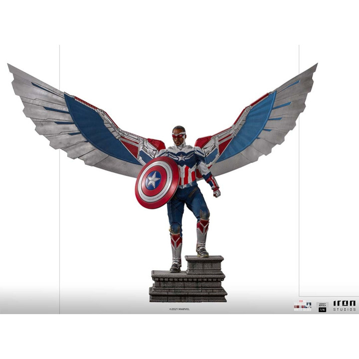 Captain America Sam Wilson - Legacy Replica 1/4 - COMPLETE OP/CL