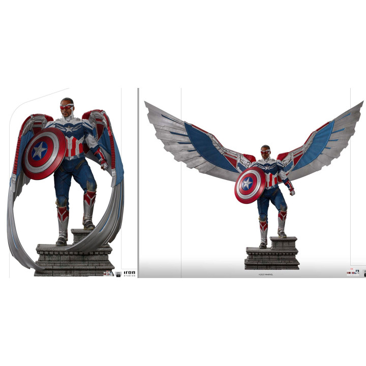 Captain America Sam Wilson - Legacy Replica 1/4 - COMPLETE OP/CL