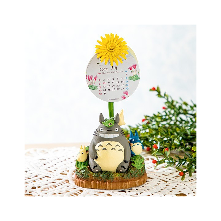 Statue Totoro et ses amis sous un pissenlit - Mon Voisin Totoro