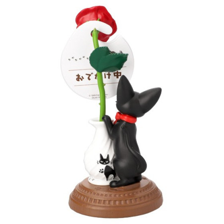 Statue Jiji et rose - Kiki la petite sorcière