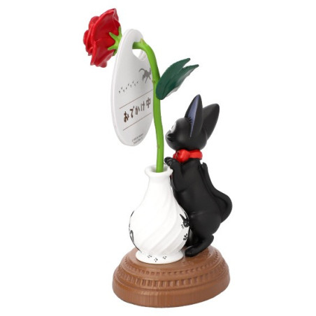 Statue Jiji et rose - Kiki la petite sorcière