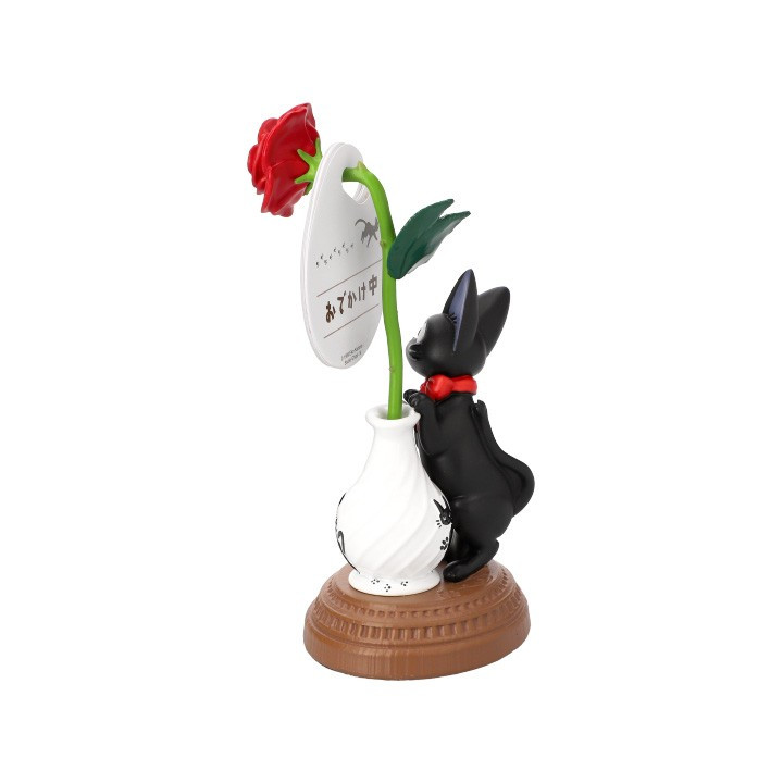 Statue Jiji et rose - Kiki la petite sorcière