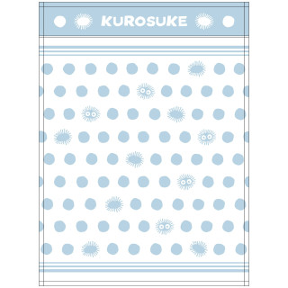 Serviette de plage Motifs Noiraude 85 x 115 cm - Mon voisin Totoro
