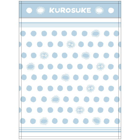 Serviette de plage Motifs Noiraude 85 x 115 cm - Mon voisin Totoro