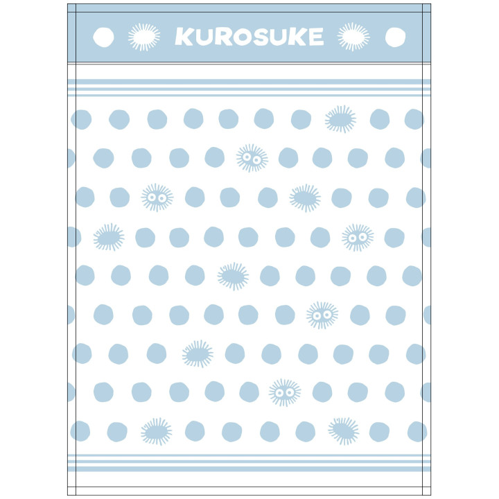 Serviette de plage Motifs Noiraude 85 x 115 cm - Mon voisin Totoro