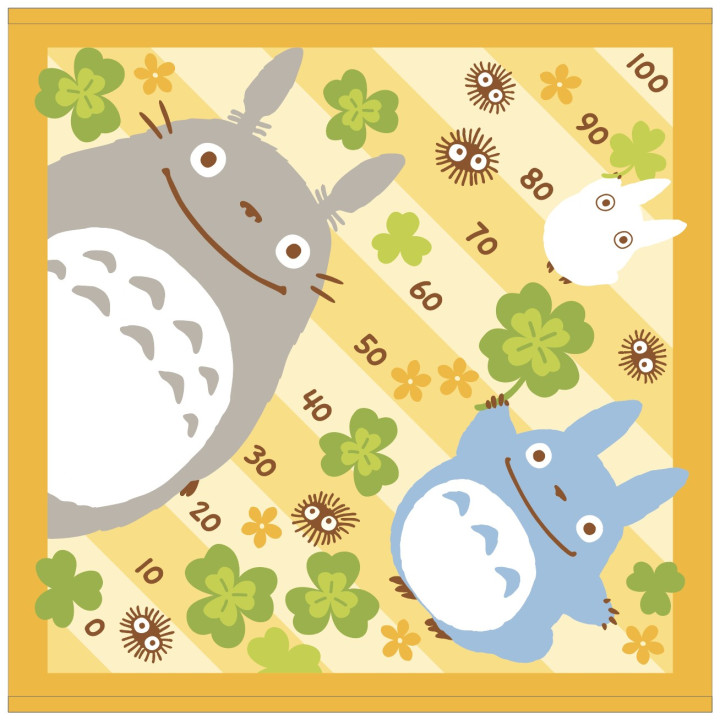 Plaid Totoro trèfles 90 x 90 cm - Mon voisin Totoro