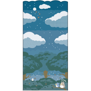 Serviette de bain Sous la lune 60 x 120 cm - Mon voisin Totoro