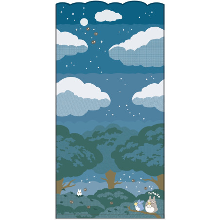 Serviette de bain Sous la lune 60 x 120 cm - Mon voisin Totoro