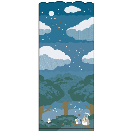 Serviette Sous la lune 34 x 80 cm - Mon voisin Totoro