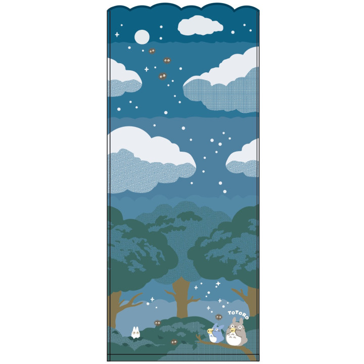 Serviette Sous la lune 34 x 80 cm - Mon voisin Totoro