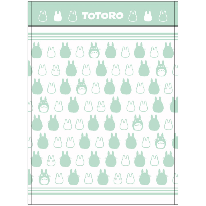Serviette de plage Motifs Totoro 85 x 115 cm - Mon voisin Totoro