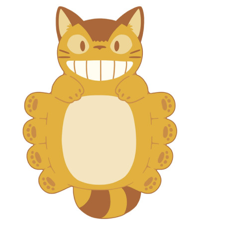 Serviette silhouette Chatbus 87 x 120 cm - Mon voisin Totoro