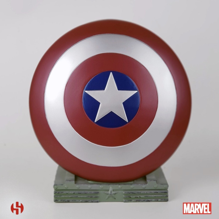 MEGA TIRELIRE BOUCLIER CAPTAIN AMERICA - MARVEL