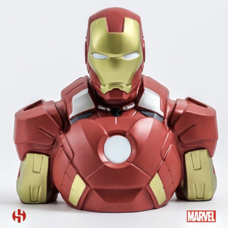 IRON MAN MARK VII DELUXE BUST BANK - MARVEL