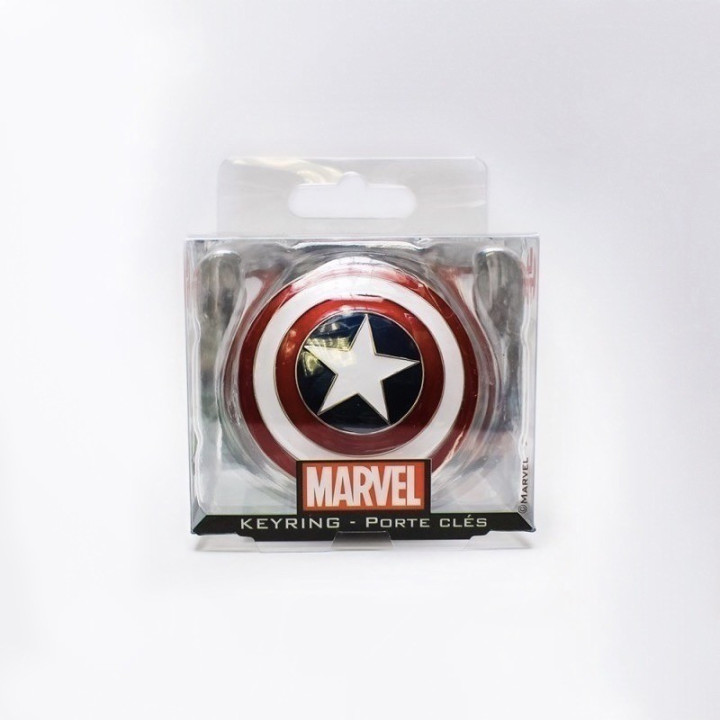 MARVEL PORTE-CLES - CAPTAIN AMERICA BOUCLIER METAL