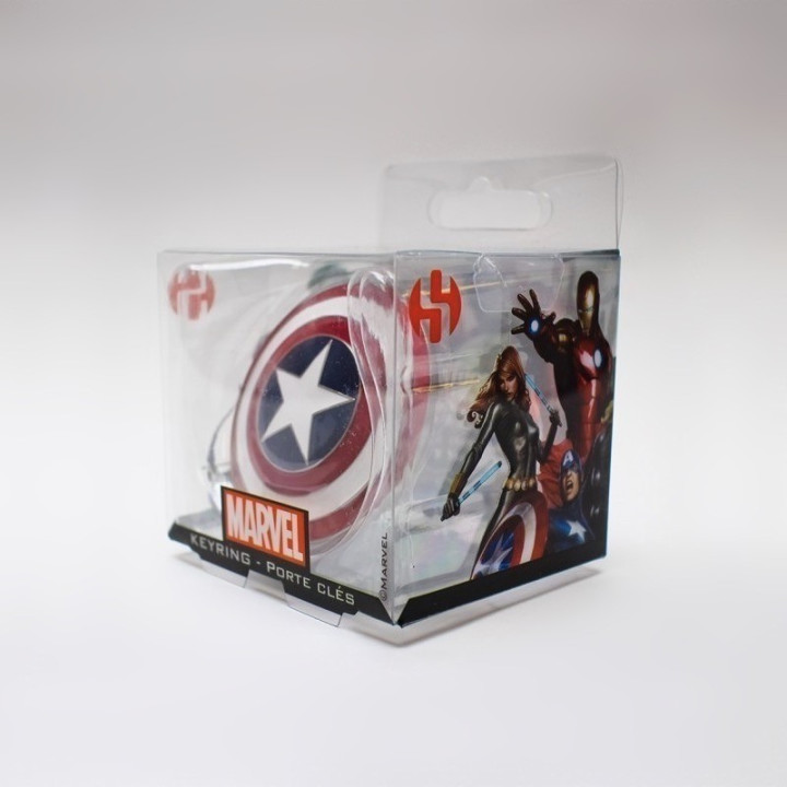 MARVEL PORTE-CLES - CAPTAIN AMERICA BOUCLIER METAL
