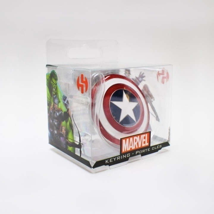 MARVEL PORTE-CLES - CAPTAIN AMERICA BOUCLIER METAL