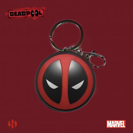 DEADPOOL LOGO METAL KEYCHAIN - MARVEL