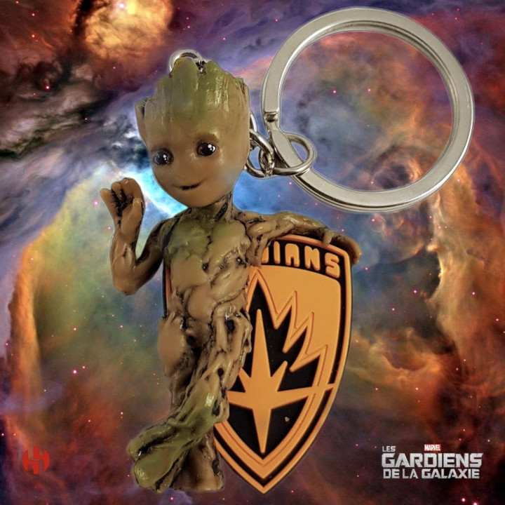 MARVEL PORTE-CLES - BABY GROOT PVC 