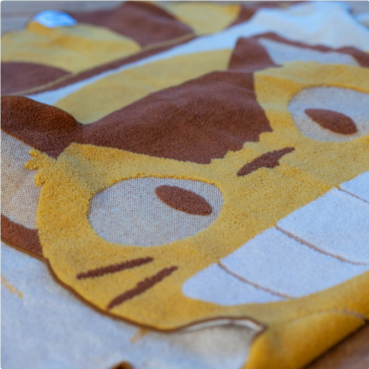 Serviette silhouette Chatbus 87 x 120 cm - Mon voisin Totoro