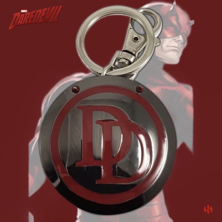 PORTE-CLÉS DAREDEVIL LOGO MÉTAL - MARVEL 