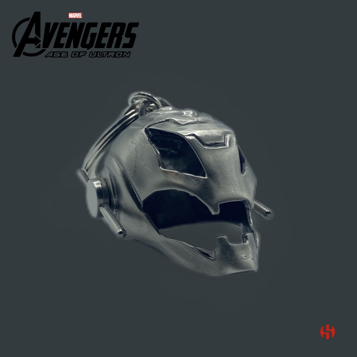 PORTE-CLÉS ULTRON CASQUE MÉTAL - MARVEL 