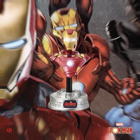 MARVEL LIGHT UP IRON MAN BUST
