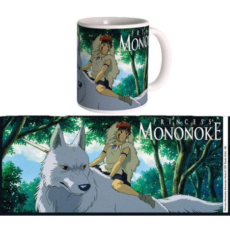 GHIBLI MUG 05 -MONONOKE - PRINCESSE MONONOKE