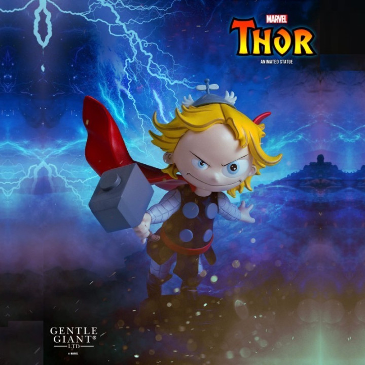 THOR ANIMATED STATUE